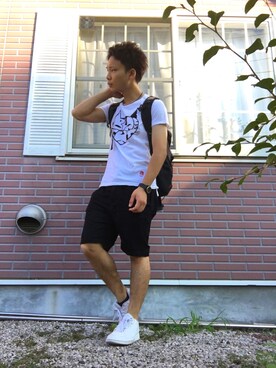 ゆうりんごさん（メンズ・163cm）の夏コーディネート
