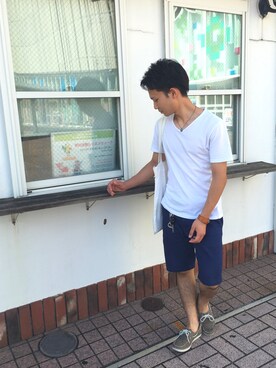ゆうりんごさん(メンズ・163cm)の夏コーディネート