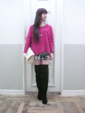 さちさん（レディース・160cm）の冬コーディネート