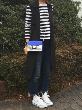 「Milly（ミリー）のアイテム（バッグ）」を使った、yukoさん（レディース・162cm）の冬コーディネート