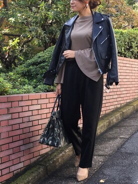 yukoさん（レディース・162cm）の秋コーディネート