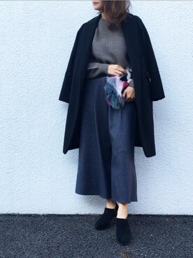 yukoさん(レディース・162cm)の冬コーディネート