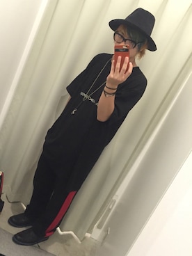 「PARADOX（パラドックス）のアイテム（ハット）」を使った、Kiloさん（メンズ・165cm）の夏コーディネート