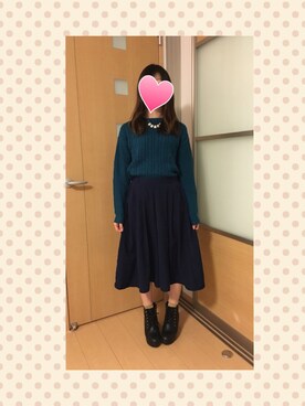 sayaさん（レディース・152cm）の秋コーディネート