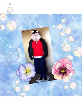 みこ〜さん（レディース・165cm）の秋コーディネート