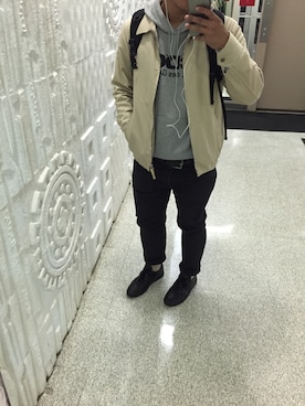 「COMMON PROJECTS（コモンプロジェクト）のアイテム（シューズ）」を使った、nickjosephさん（メンズ・173cm）の秋コーディネート