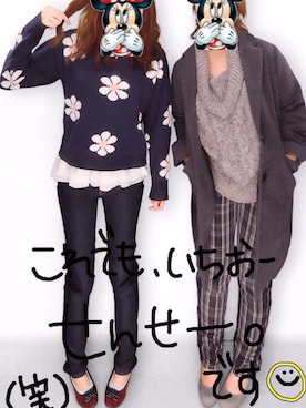 「お手軽コーデ」｜めろたんさん（レディース・160cm）の冬コーディネート