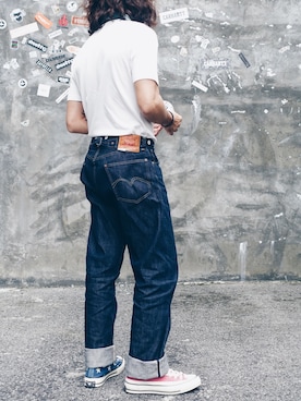 「ChuckTaylor」｜Ethan Chuさん（メンズ・172cm）の秋コーディネート
