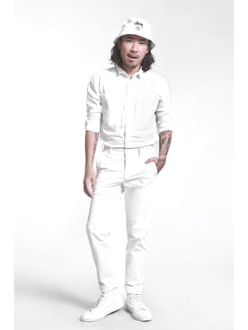 「Martin Margiela」｜「アイテム（帽子）」を使った、Ethan Chuさん（メンズ・172cm）の春コーディネート