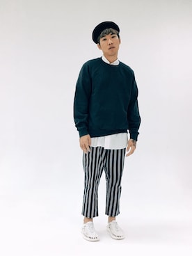 「zaloramy」｜Ethan Chuさん（メンズ・172cm）の秋コーディネート