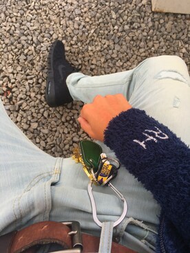 「RonHerman VINTAGE（ロンハーマンヴィンテージ）のアイテム（ジャケット/アウター、その他）」を使った、ちゃんまがさん（メンズ・176cm）の秋コーディネート