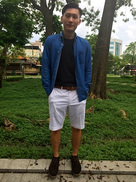 「Hush Puppies（ハッシュパピー）のアイテム（ブーツ）」を使った、Jjayさん（メンズ・171cm）の冬コーディネート
