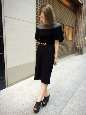 「mame（マメ）のアイテム」を使った、SHCさん（レディース・155cm）の夏コーディネート