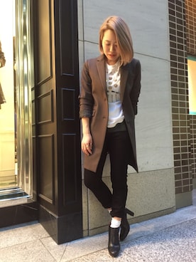 「スタッズ」｜「アイテム（ジャケット/アウター）」を使った、SHCさん（レディース・155cm）の夏コーディネート