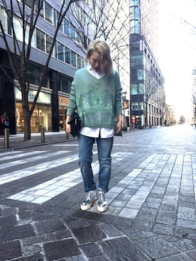「Pietro Alessandro（ピエトロアレサンドロ）のアイテム」を使った、SHCさん（レディース・155cm）の冬コーディネート