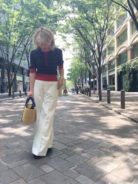 「MUUN（ムーニュ）のアイテム」を使った、SHCさん（レディース・155cm）の春コーディネート