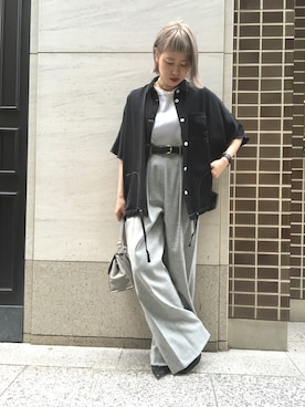 「alexanderwang（アレキサンダーワン）のアイテム」を使った、SHCさん（レディース・155cm）の夏コーディネート