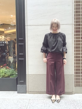 「PARIGOT（パリゴ）のアイテム」を使った、SHCさん（レディース・155cm）の夏コーディネート