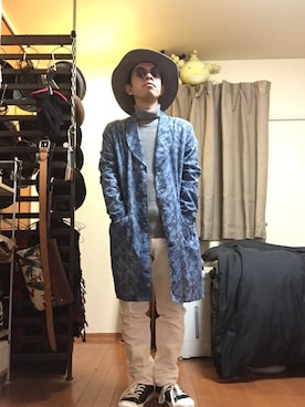 「STOF（ストフ）のアイテム（ジャケット/アウター）」を使った、SAN-Gさん（メンズ・158cm）の冬コーディネート