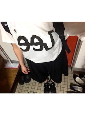 「NIKE（ナイキ）のNIKE/ナイキ グランドテラス 654495（スニーカー）」を使った、💋S a y a k a 💋さん（レディース・152cm）の夏コーディネート