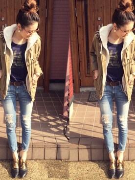 asukaさん(レディース・163cm)の冬コーディネート