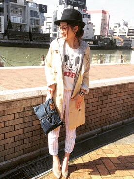 asukaさん（レディース・163cm）の冬コーディネート