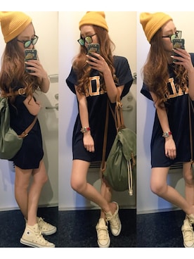 asukaさん（レディース・163cm）の夏コーディネート