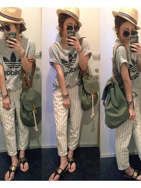 asukaさん(レディース・163cm)の夏コーディネート