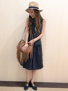 asukaさん（レディース・163cm）の夏コーディネート