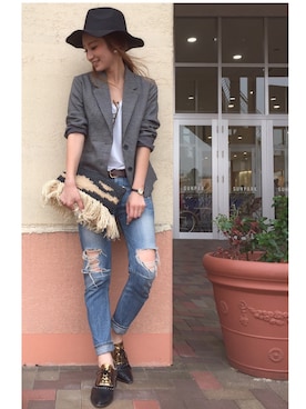 asukaさん（レディース・163cm）の夏コーディネート