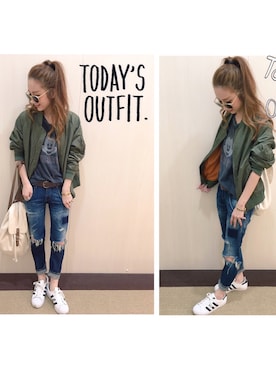 asukaさん（レディース・163cm）の秋コーディネート