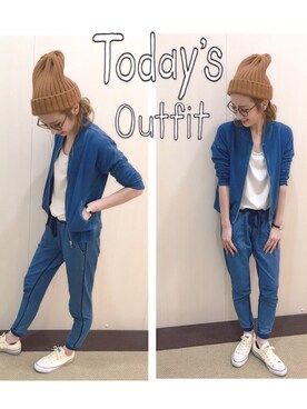 「CLOSE-UP（クローズアップ）のアイテム（デニムジャケット）」を使った、asukaさん（レディース・163cm）の秋コーディネート