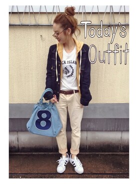 asukaさん（レディース・163cm）の秋コーディネート