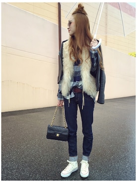 asukaさん(レディース・163cm)の冬コーディネート