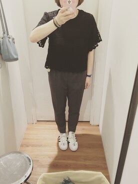 「VITA FEDE（ヴィタフェデ）のアイテム」を使った、Lydia Linさん（レディース・154cm）の夏コーディネート