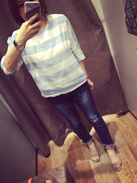 Lydia Linさん（レディース・154cm）の夏コーディネート