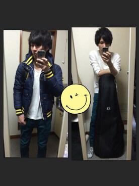 「TOMMY（トミー）のアイテム（ダウンジャケット/コート）」を使った、No.8さん（メンズ・164cm）の冬コーディネート