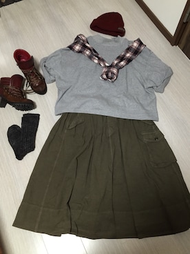 ✧⁺⸜(●˙▾˙●)⸝⁺✧さん（レディース・156cm）の秋コーディネート