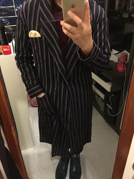 「initial（イニシャル）のアイテム（財布/小物）」を使った、Kazaf Kanさん（メンズ・172cm）の秋コーディネート