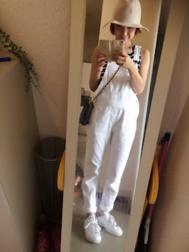 「シャネル」｜「アイテム（オールインワン・サロペット）」を使った、maikoroさん（レディース・158cm）の夏コーディネート