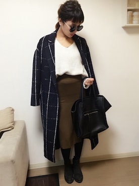 maikoroさん（レディース・158cm）の冬コーディネート