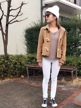 「MARNA（マーナ）のアイテム」を使った、maikoroさん（レディース・158cm）の冬コーディネート