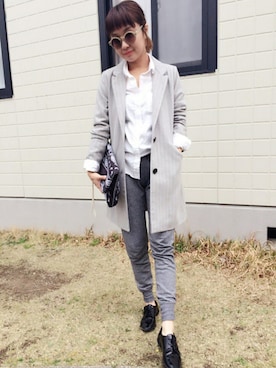 「present（プレゼント）のアイテム（その他）」を使った、maikoroさん（レディース・158cm）の春コーディネート