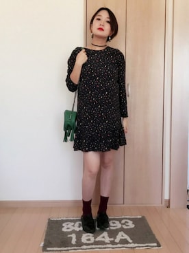 「selectshop moca（セレクトショップモカ）のアイテム」を使った、maikoroさん（レディース・158cm）の秋コーディネート
