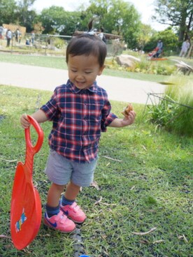 「baby GAP」｜2a1o2さん（キッズ・70cm）の春コーディネート