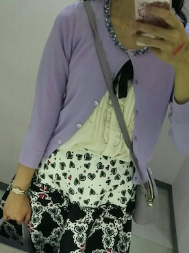 「L'EST ROSE（レストローズ）のアイテム（バッグ）」を使った、ぱえりあさん（レディース・163cm）の秋コーディネート