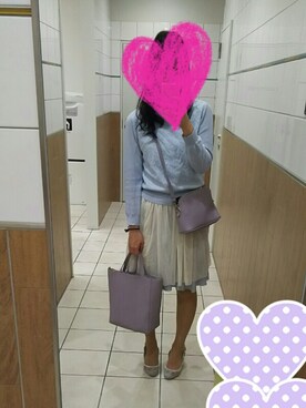 「L'EST ROSE（レストローズ）のアイテム（バッグ）」を使った、ぱえりあさん（レディース・163cm）の秋コーディネート