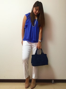 「christianlouboutin」｜SAKIさん（レディース・158cm）の夏コーディネート