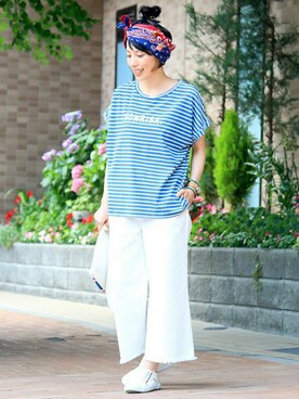 おくぅさん（レディース・156cm）の夏コーディネート