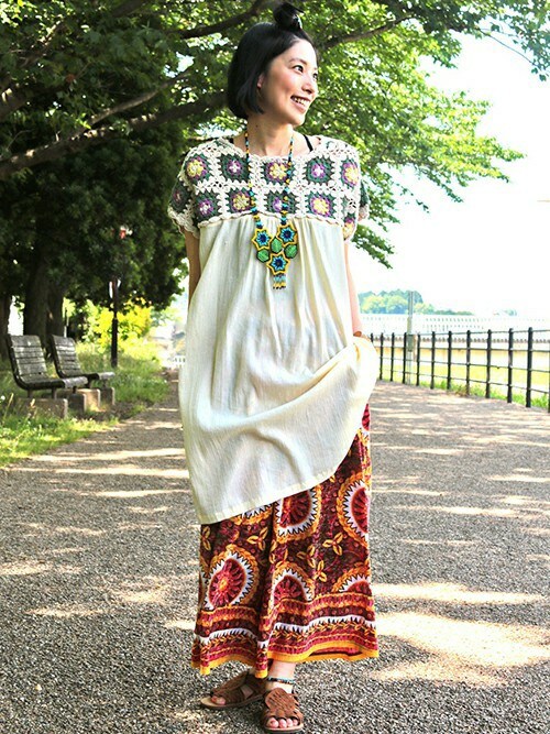 おくぅ チチカカ オンラインショップ チチカカのワンピースを使ったコーディネート Wear